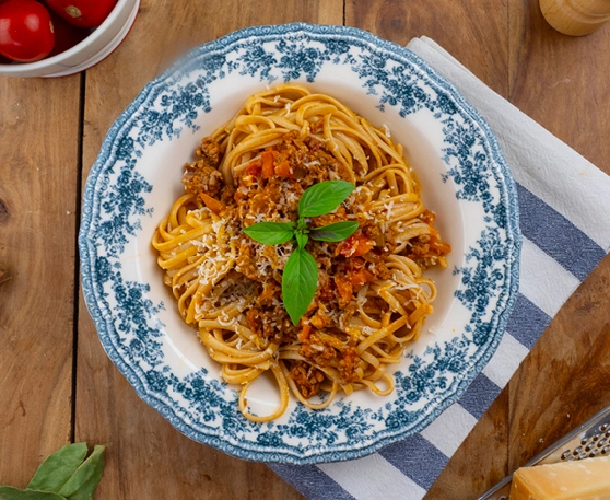 Λιγκουίνι βρώμης με κιμά